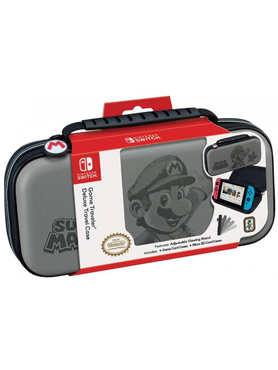 Featured image for “Custodia Deluxe Super Mario Grigia - Nintendo Switch”