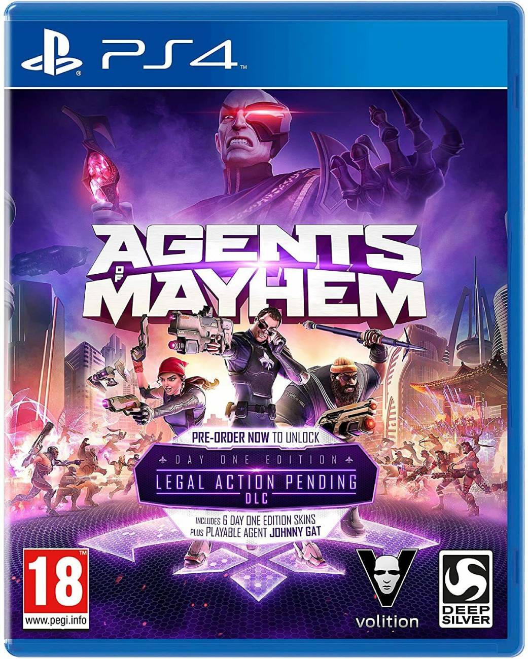 Featured image for “Agents of Mayhem Day One Edition PS4”