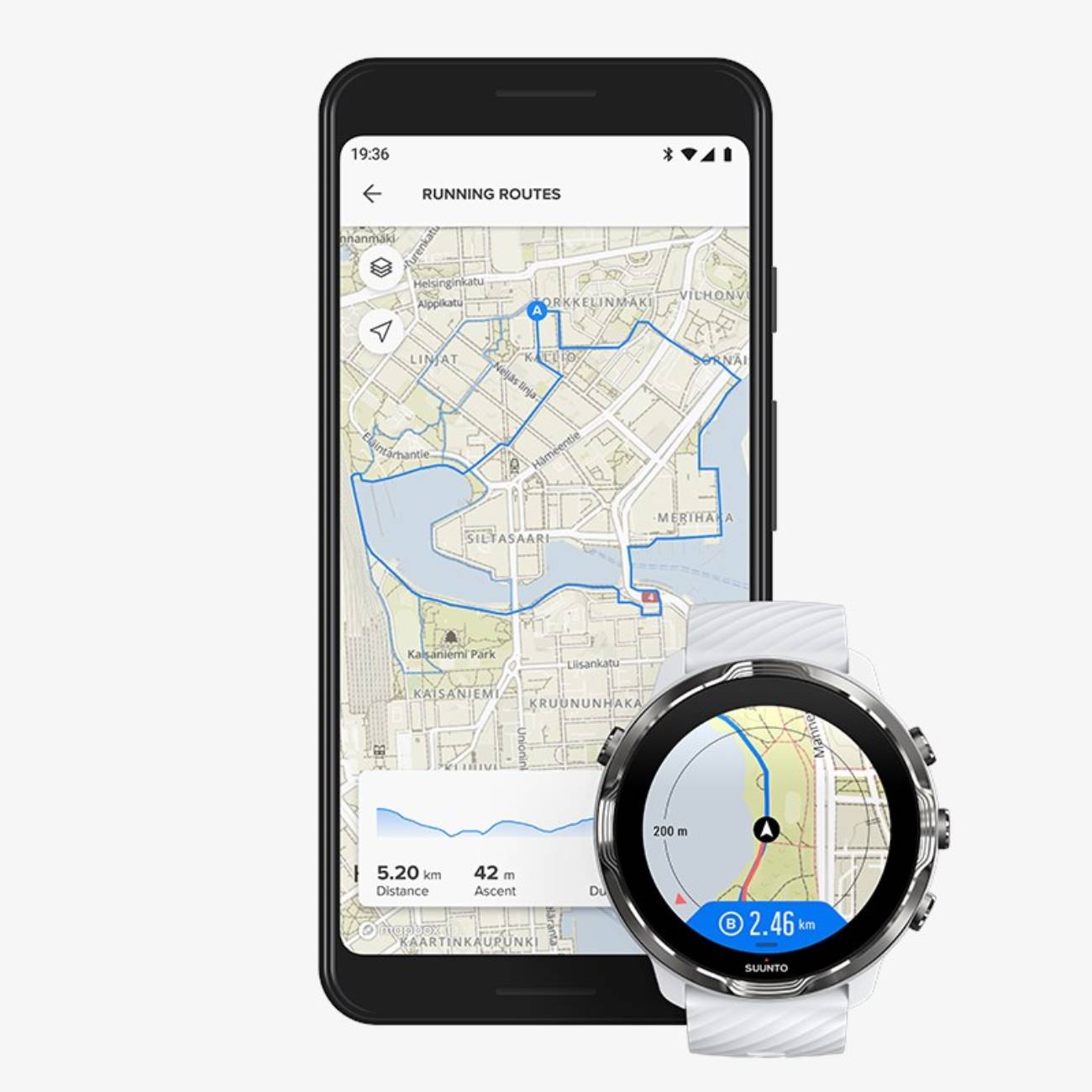Suunto 7 White Burgundy 5