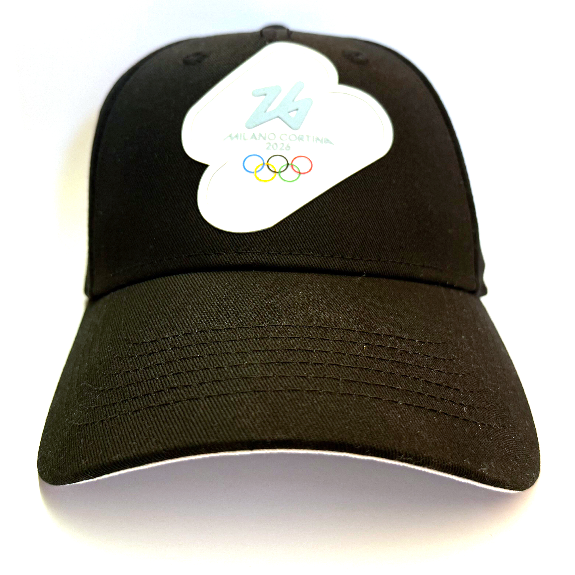 Featured image for “Cappellino Logo Black Milano Cortina 2026”