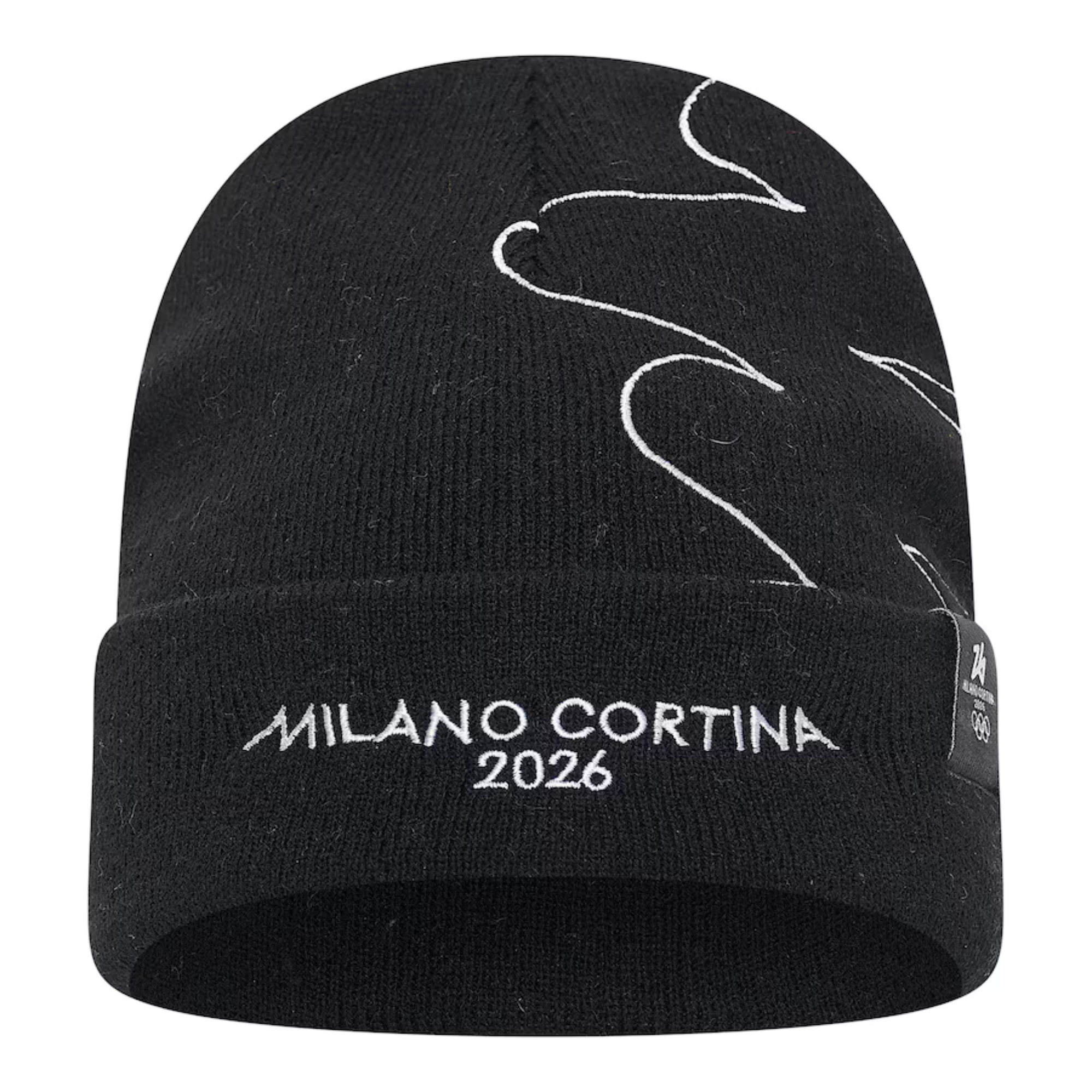 Featured image for “Berretto Logo Black Milano Cortina 2026”