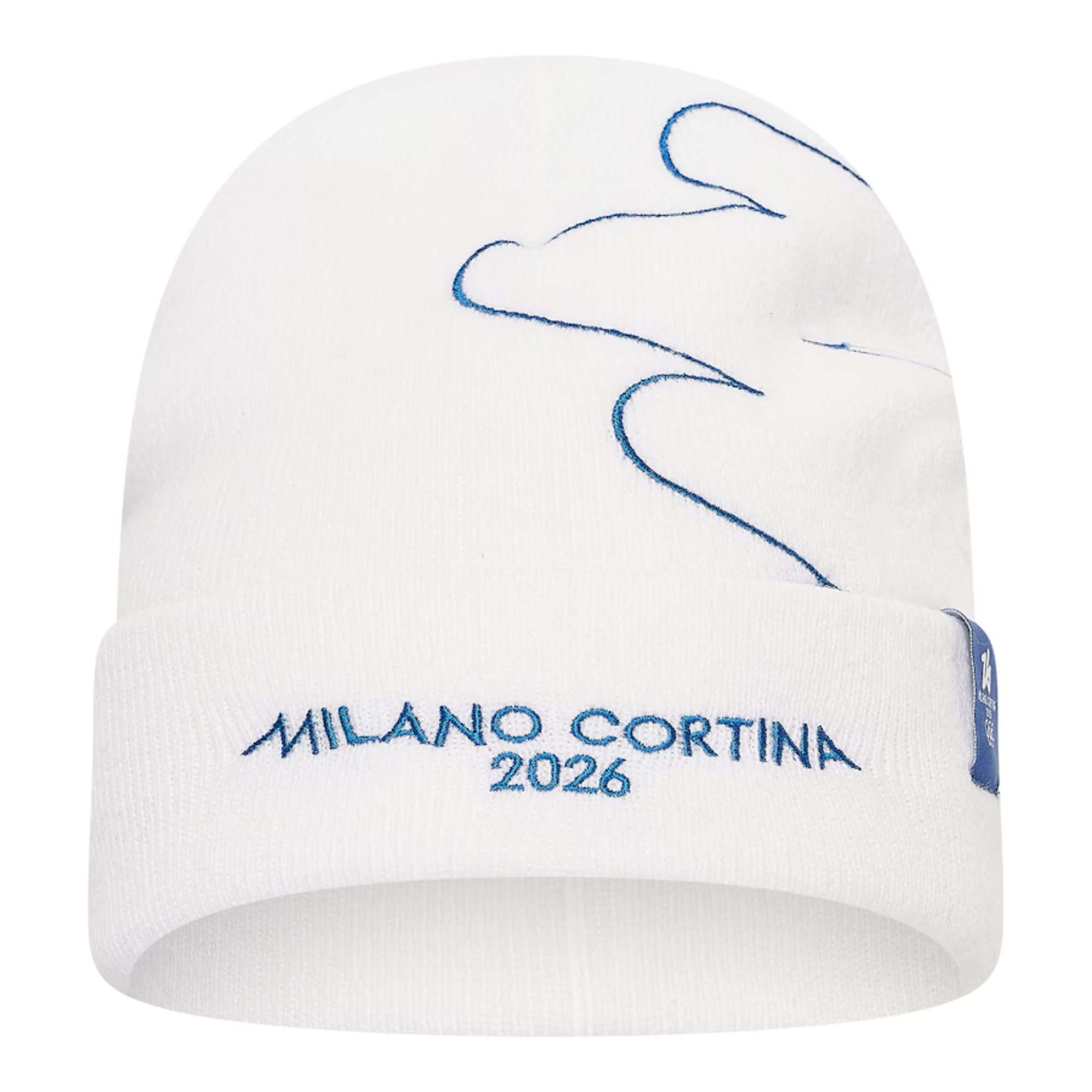 Featured image for “Berretto Logo White Milano Cortina 2026”