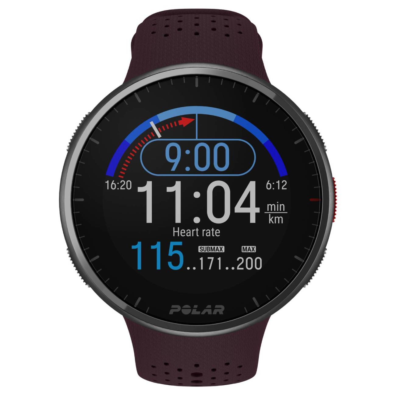 Featured image for “Polar Pacer Pro Autumn Maroon”