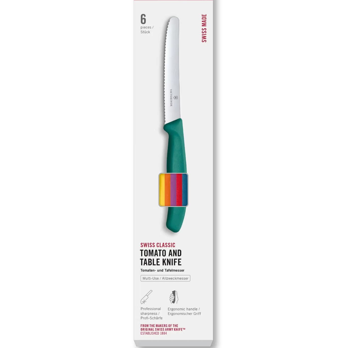 Featured image for “Victorinox 6.7836.6C1 Set 6 Coltelli da Tavola Color”